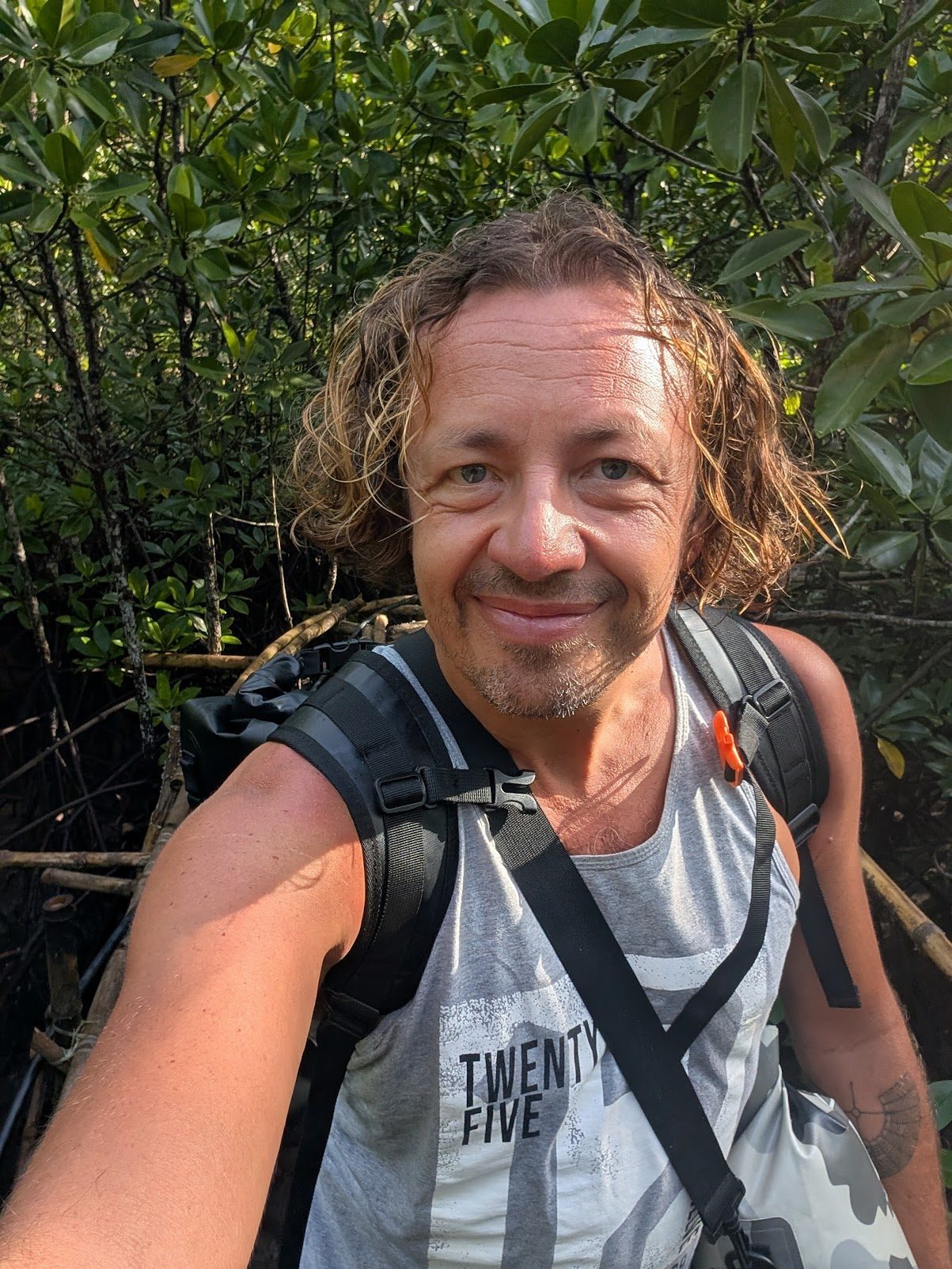 Ken backpacking in Southeast Asia