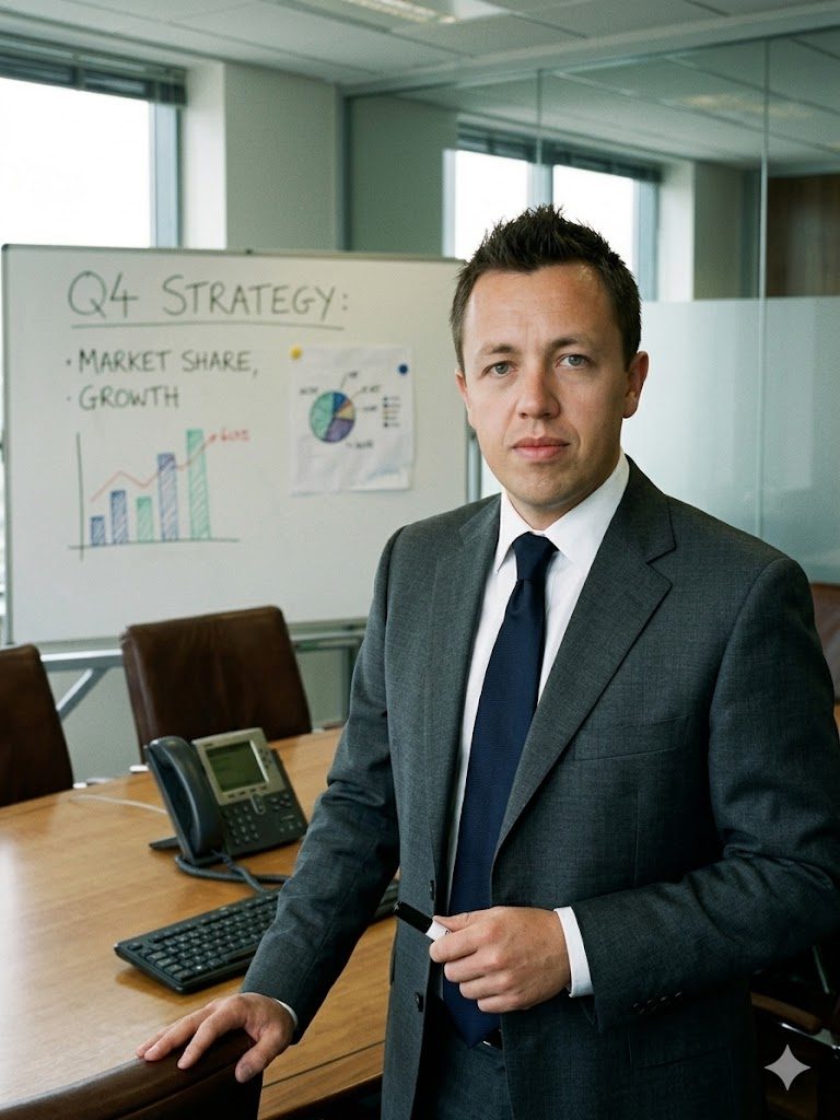 Ken in suit during consulting years